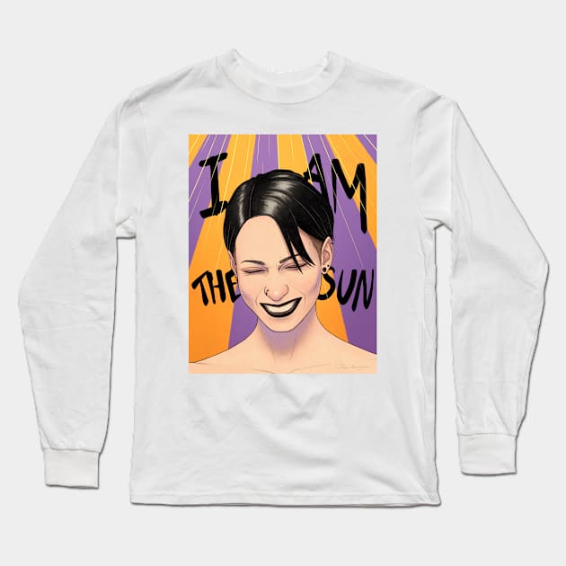 The sun Long Sleeve T-Shirt by Flora Provenzano